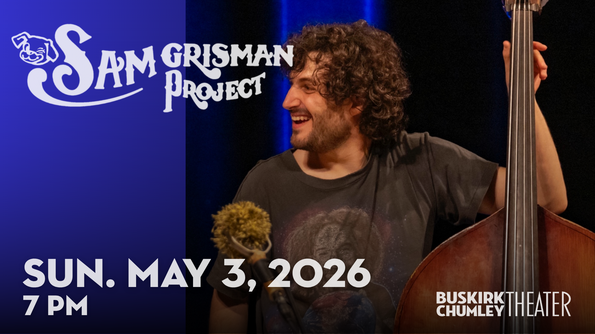 Sam Grisman Project to perform at the Buskirk-Chumley Theater on Sunday, May 3 