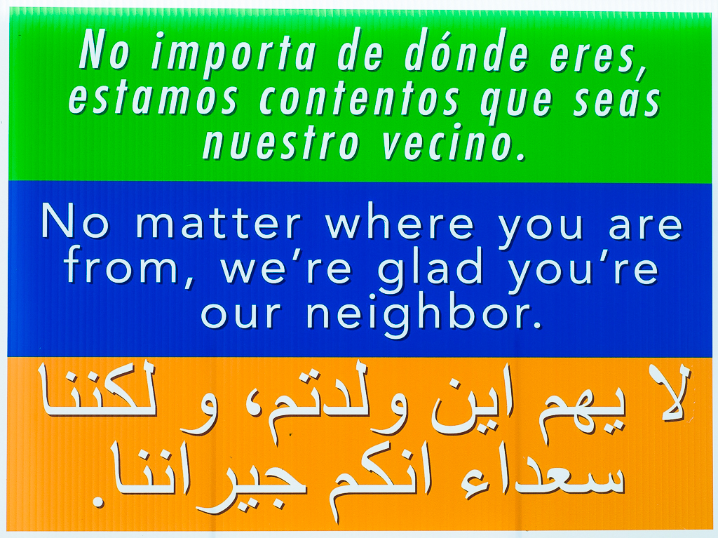 Trilingual Acceptance Signs Available at ‘Bloom’ Office