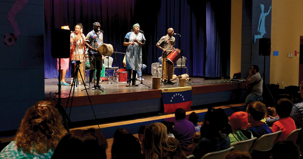 Lotus Blossoms Brings World Music to Area School Children