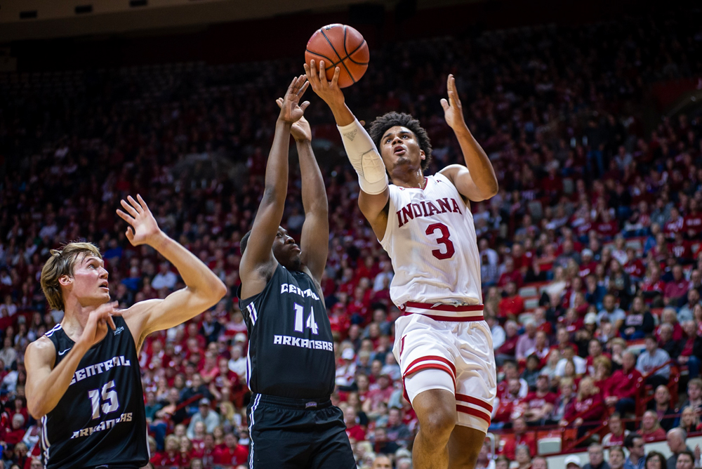 Highlights from IU’s 86-53 Win Over Central Arkansas (Photo Gallery)