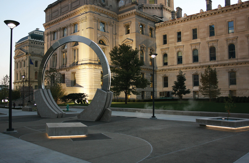 Dale Enochs’ Statehouse Sculpture ‘Really Puts the Public in Public Art’