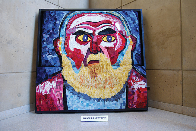 Joe LaMantia Creates Community Art With Volunteers, Using Found Objects