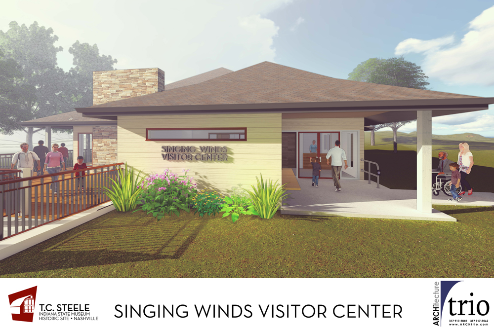 New Visitor Center for Guests at T.C. Steele State Historic Site