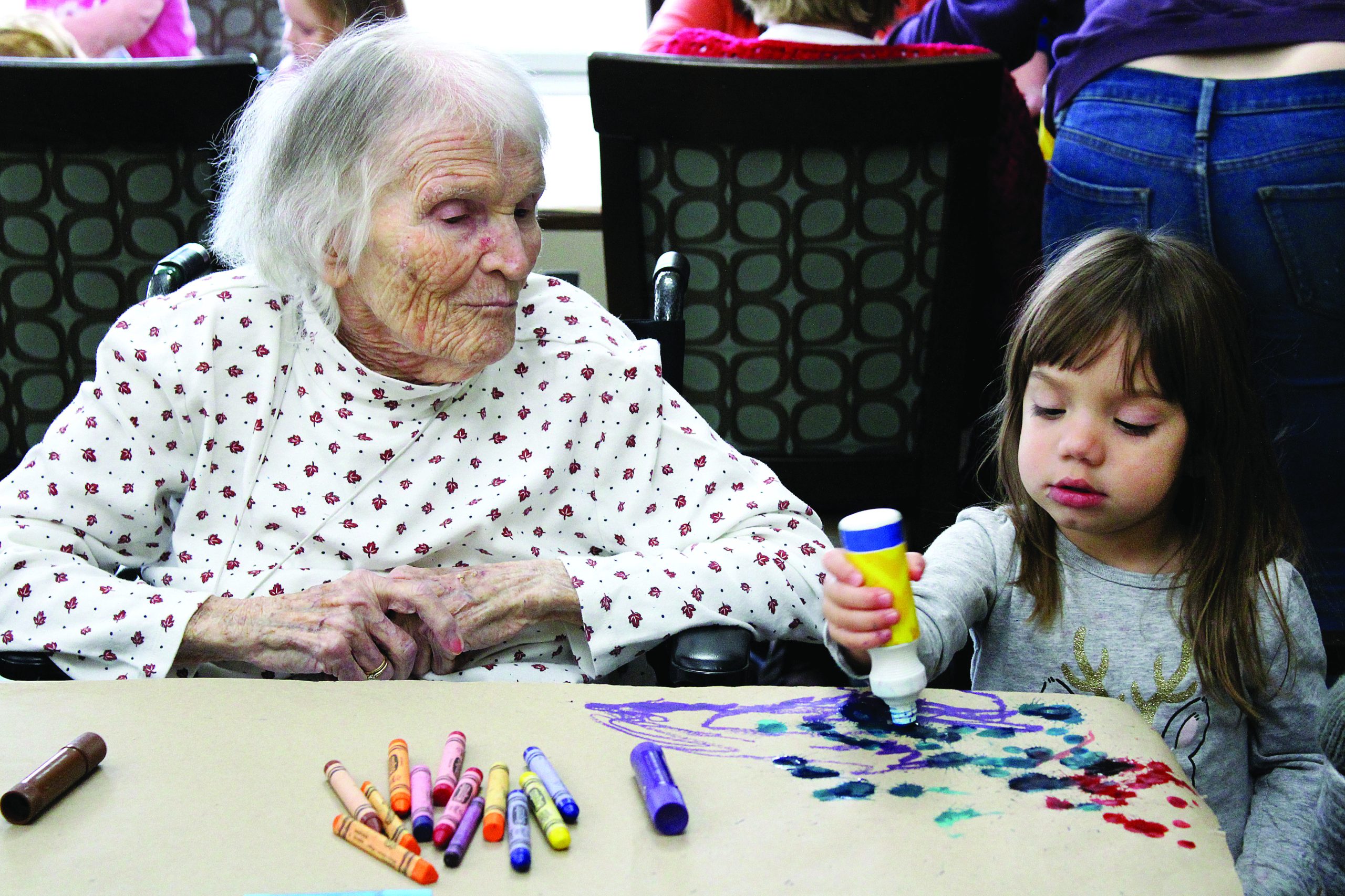 Toddlers & Seniors Learn Together at Jill’s House
