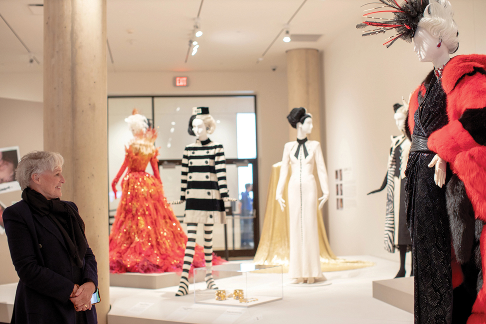 Glenn Close Visits Her Costumes At IU’s Eskenazi Museum of Art